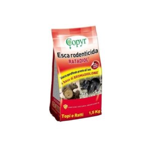 Esca Fresca per Topi in bustine da 15gr 1,5kg